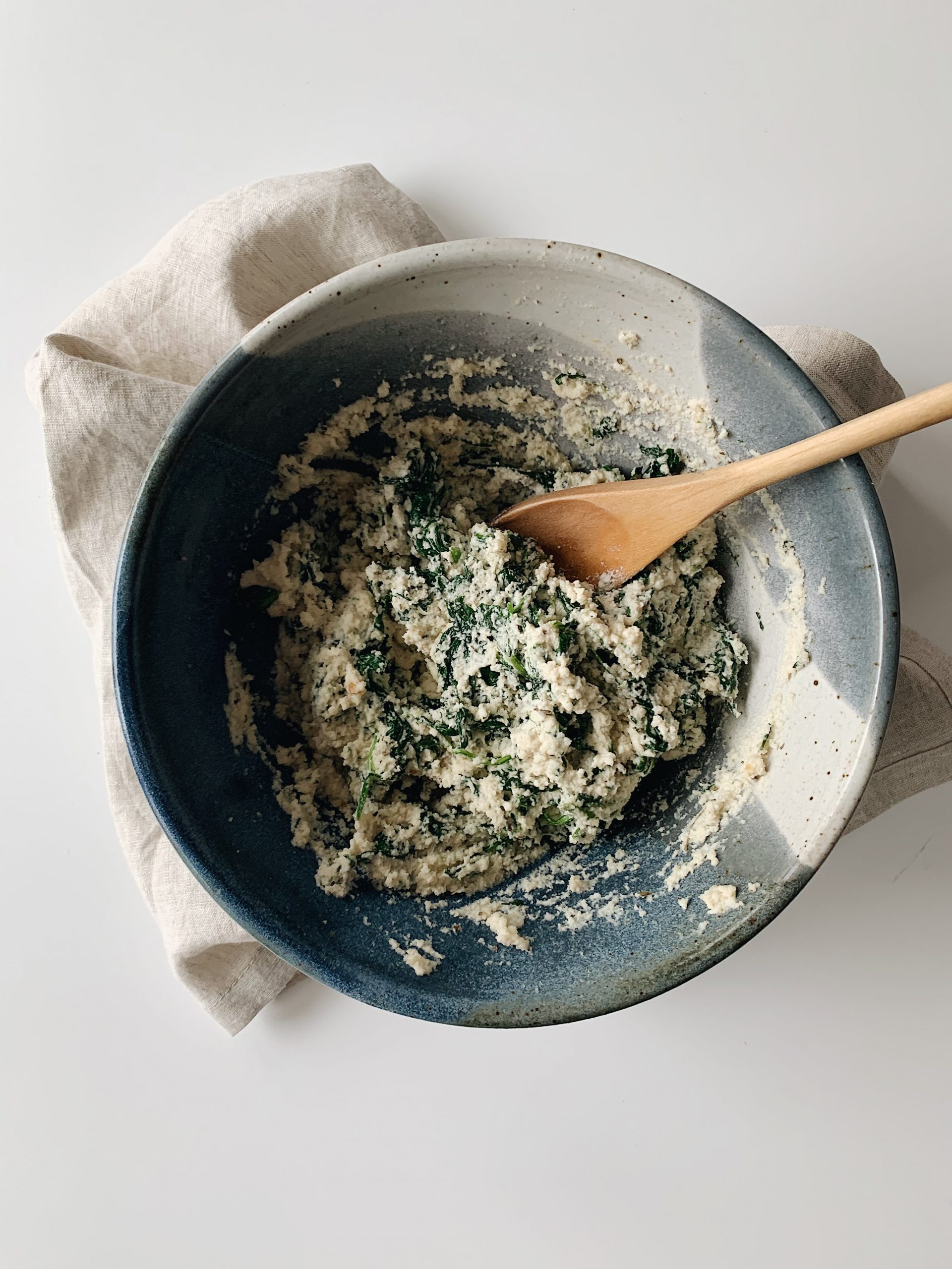 Ricotta filling with spinach