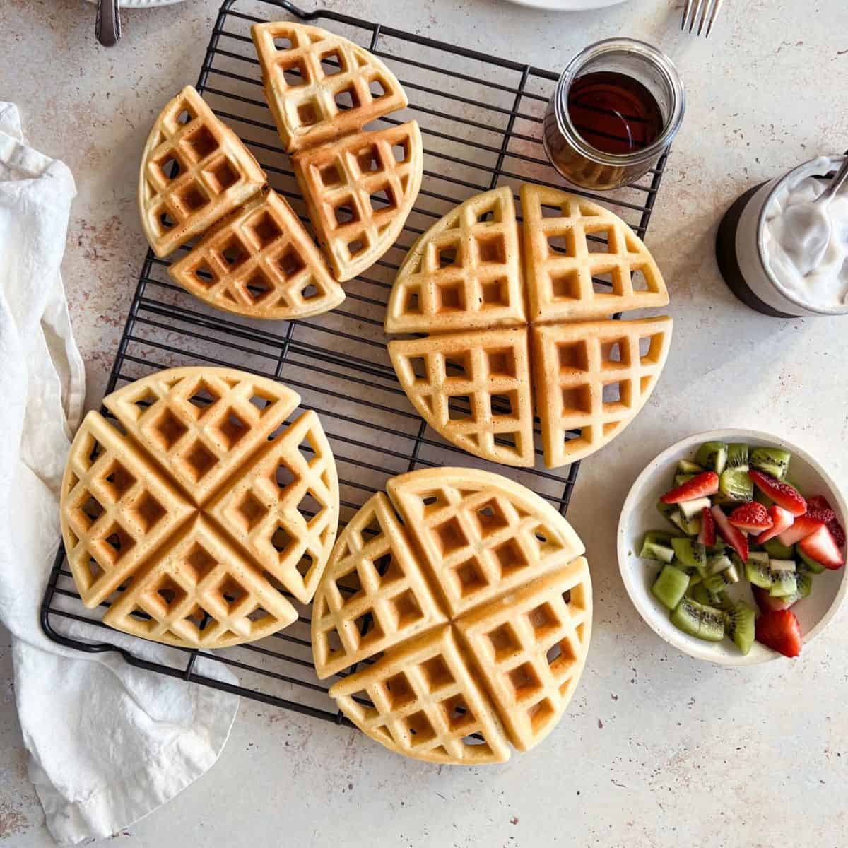 Crispy Dairy Free Waffles (Gluten Free) A Nourishing Plate