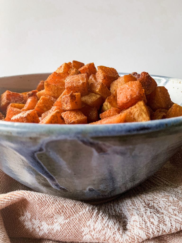 Sweet and Spicy Roasted Butternut Squash