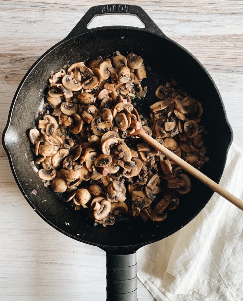 Healthy Sauteed Balsamic Mushrooms - A Nourishing Plate