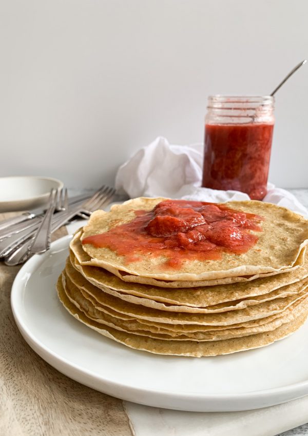 Oat Flour Dairy-Free Crepes