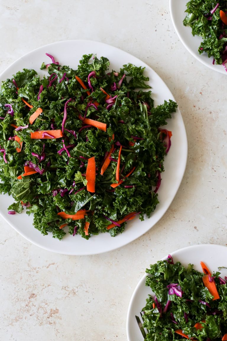 Easy Massaged Kale Salad (That Anyone Will Love) A Nourishing Plate