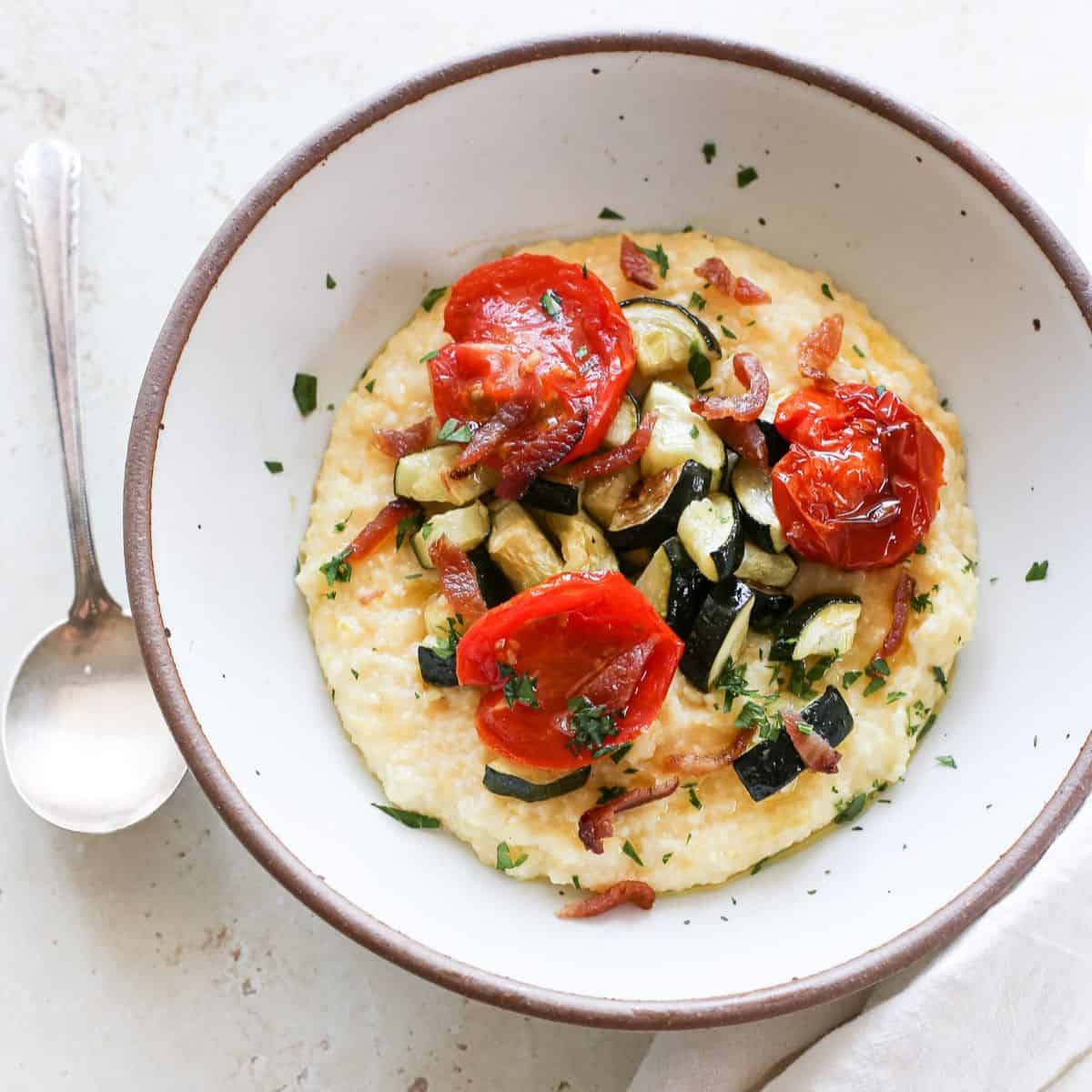 Savory Breakfast Polenta (With Sweet Option) A Nourishing Plate