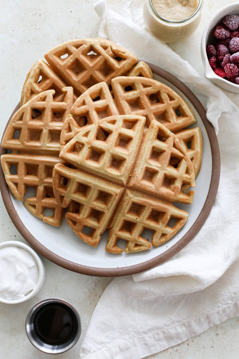 Oat Flour Waffles A Nourishing Plate