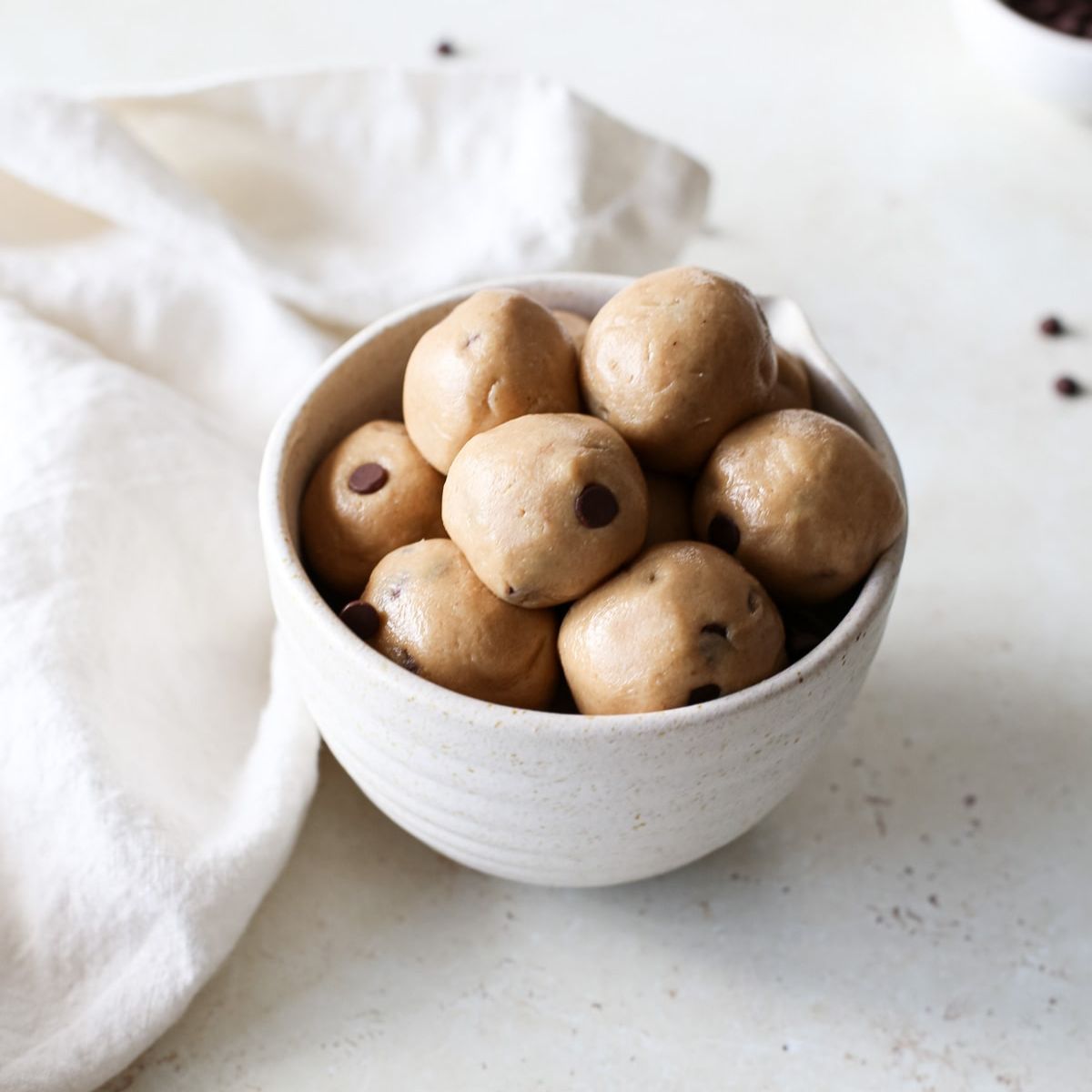 Edible Cookie Dough Bites (No Bake) (vegan + glutenfree) A