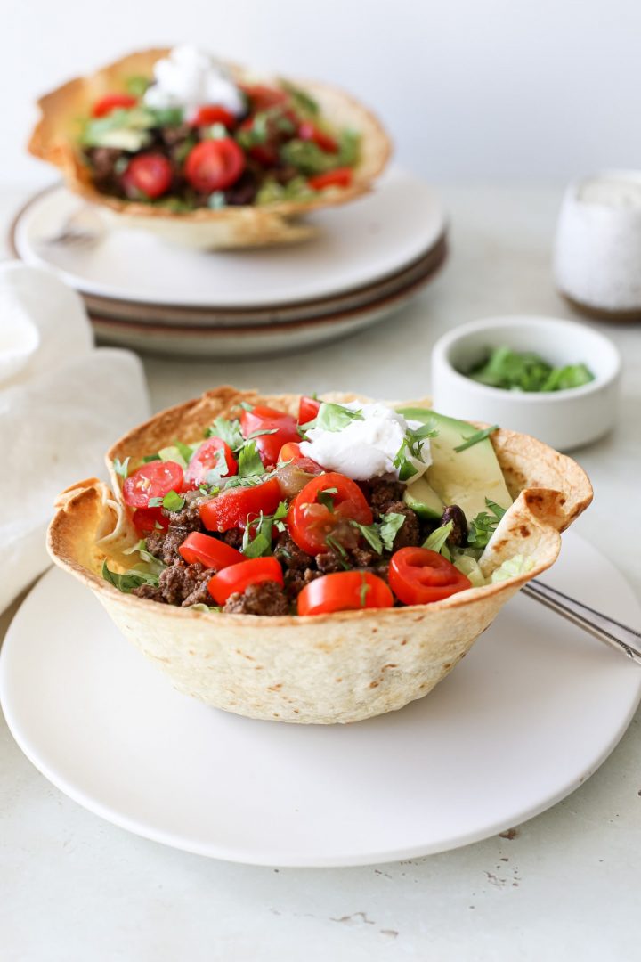 Taco Salad Bowls A Nourishing Plate