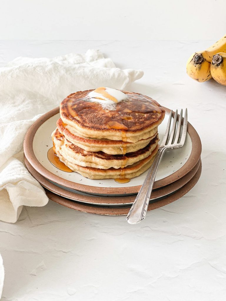 3Ingredient Banana Oat Pancakes A Nourishing Plate