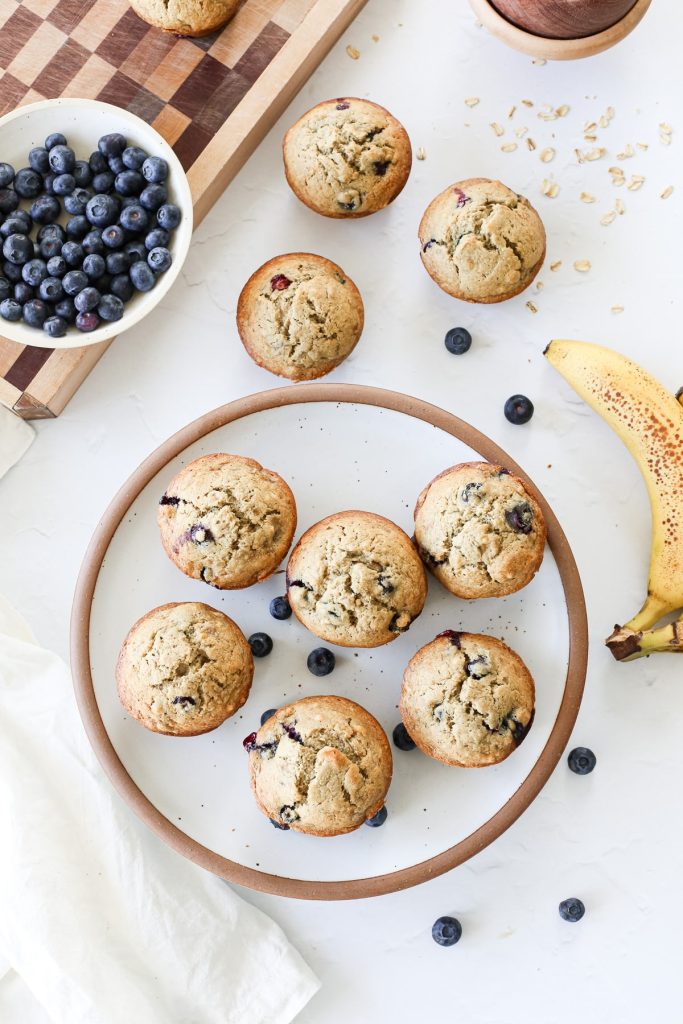 Banana Blueberry Oatmeal Muffins A Nourishing Plate