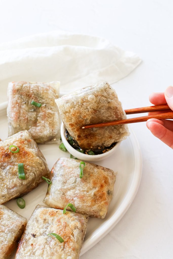 Crispy Rice Paper Dumplings A Nourishing Plate