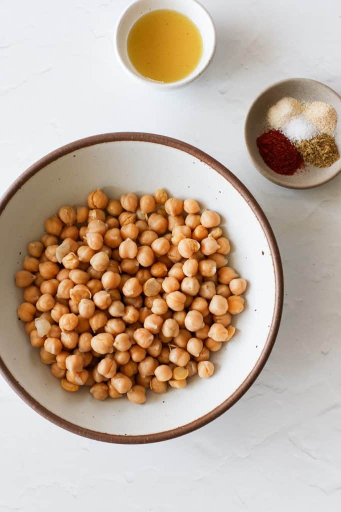 Crispy Baked Garbanzo Beans (Chickpeas) A Nourishing Plate
