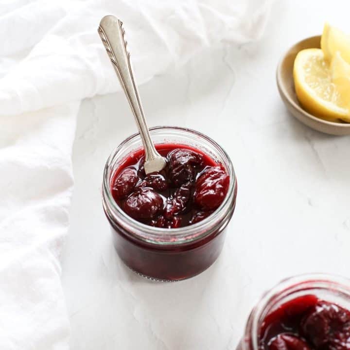 Easy Cherry Compote Recipe - A Nourishing Plate