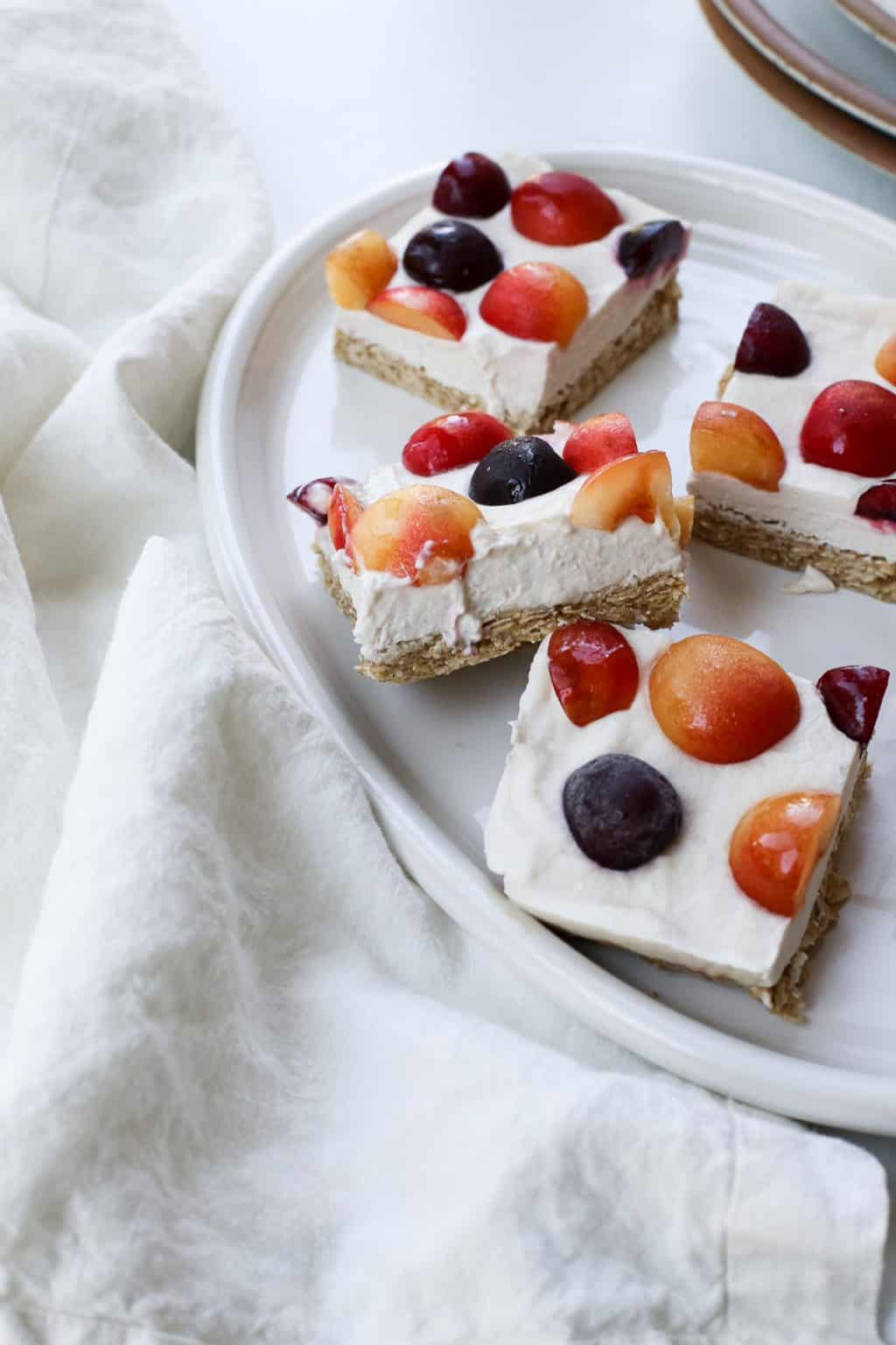 Frozen Yogurt Granola Bars With Fruit A Nourishing Plate