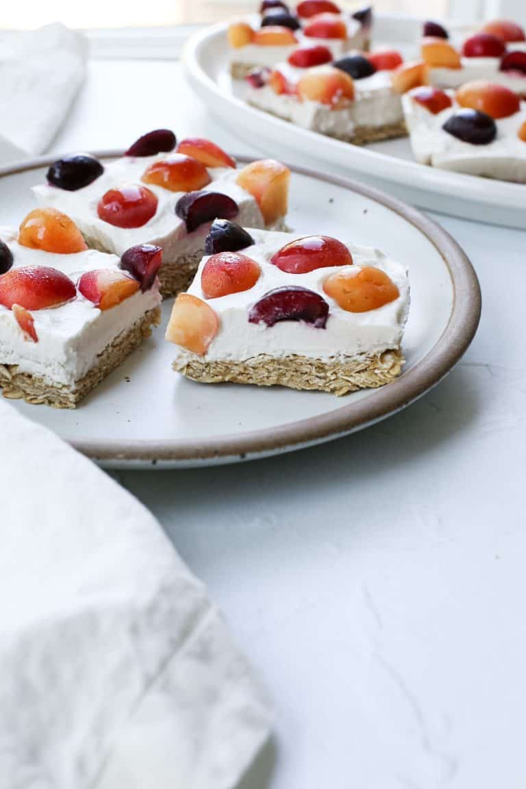 Frozen Yogurt Granola Bars With Fruit A Nourishing Plate