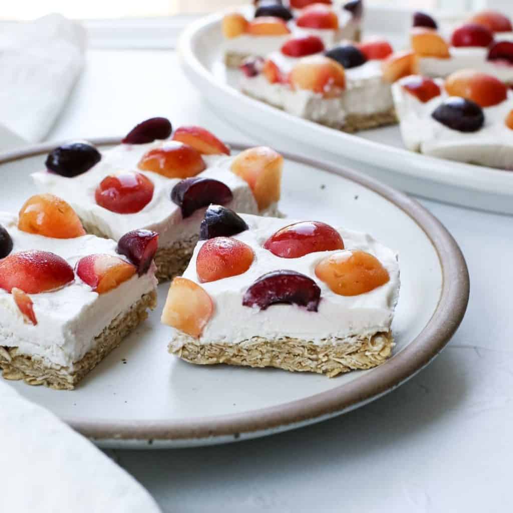 Frozen Yogurt Granola Bars With Fruit A Nourishing Plate