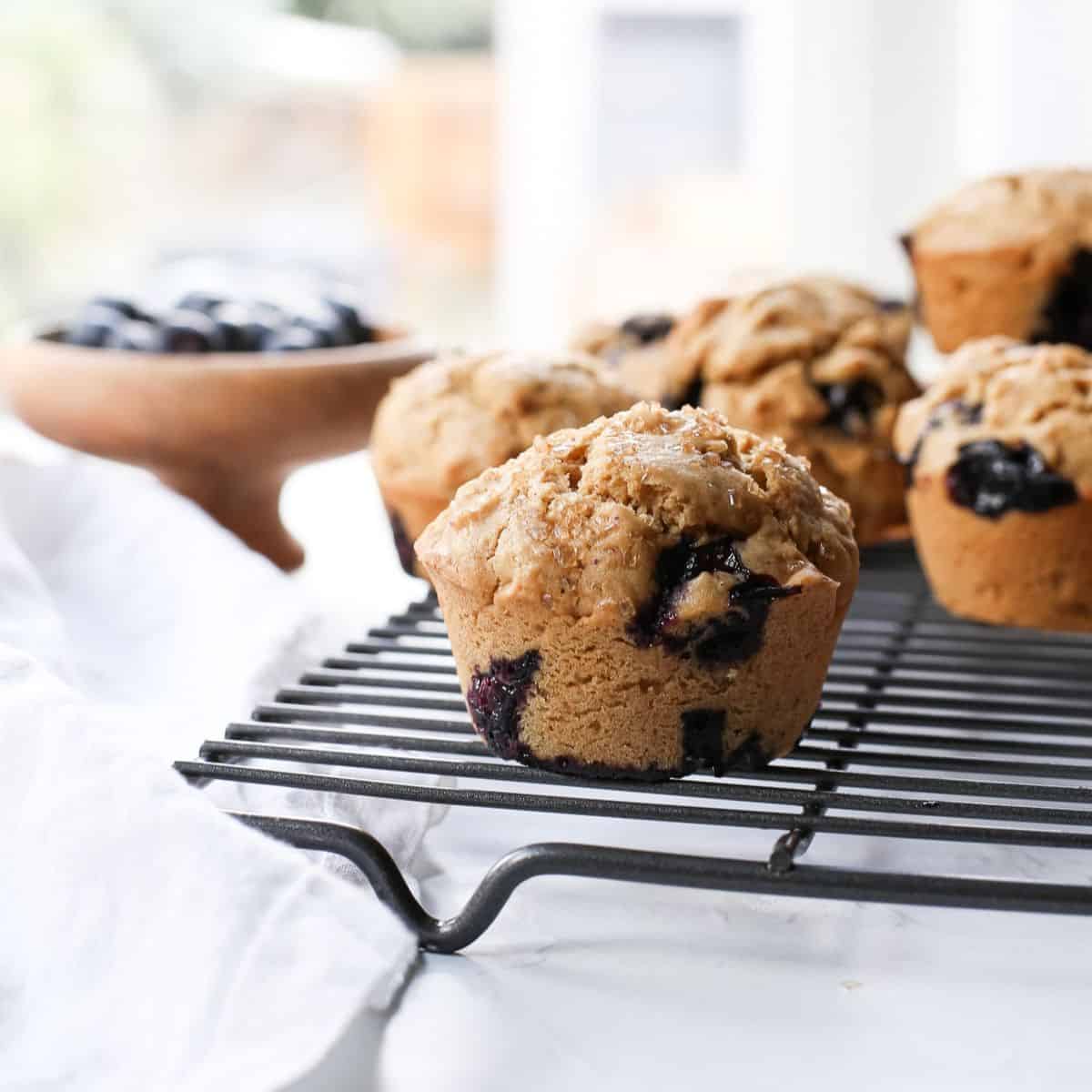 Dairy Free Blueberry Muffins A Nourishing Plate