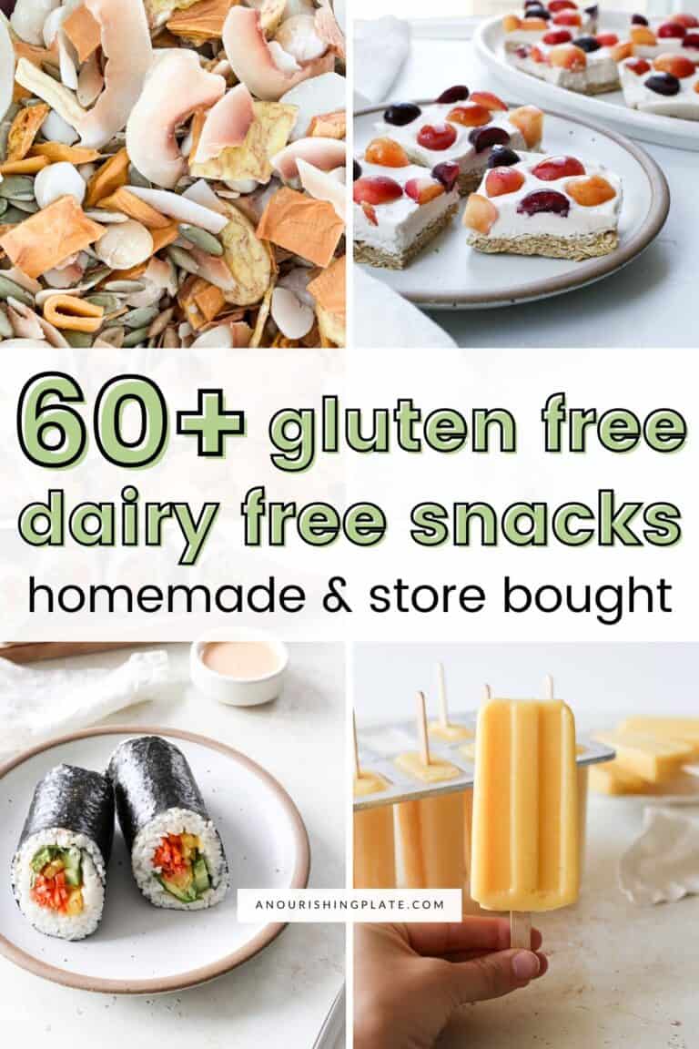 60+ Dairy Free Snacks (Gluten Free) A Nourishing Plate