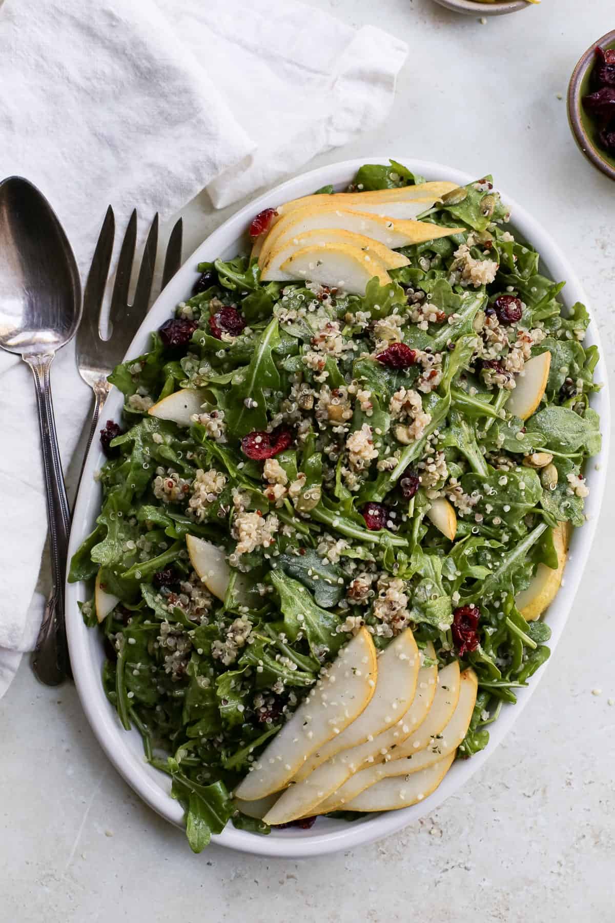 Arugula Quinoa Salad With Lemon Vinaigrette A Nourishing Plate