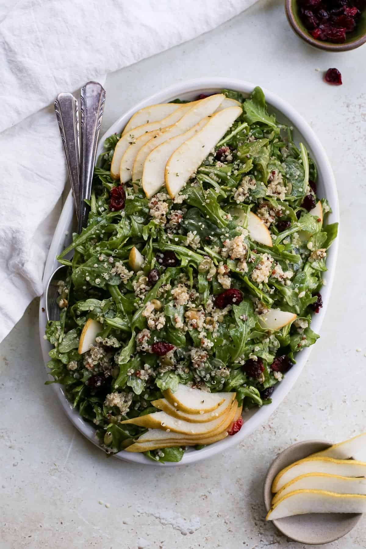 Arugula Quinoa Salad With Lemon Vinaigrette A Nourishing Plate