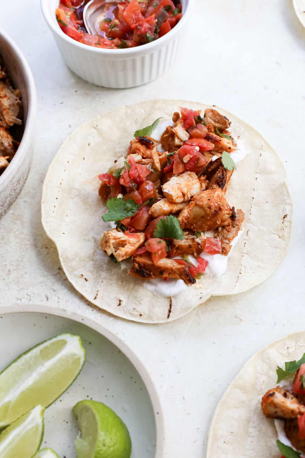 Adobo Chicken Tacos With Chipotle A Nourishing Plate