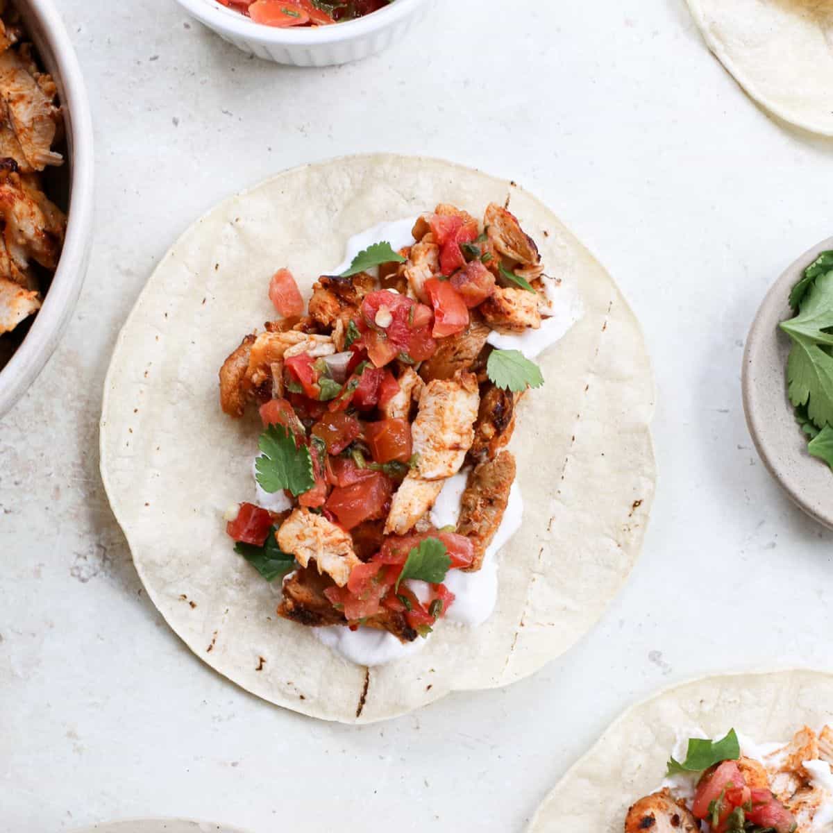 Adobo Chicken Tacos With Chipotle A Nourishing Plate