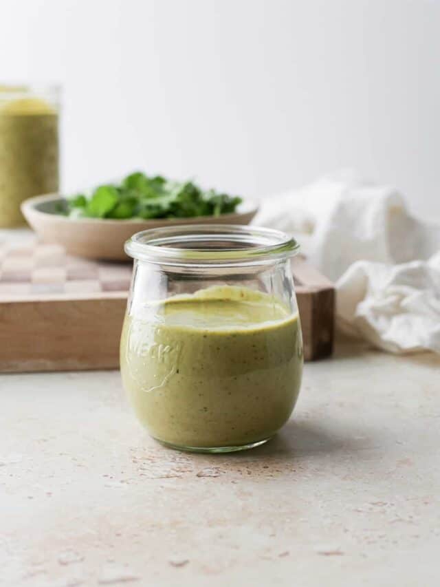 Spicy Cashew Dressing (Copycat Recipe) - A Nourishing Plate