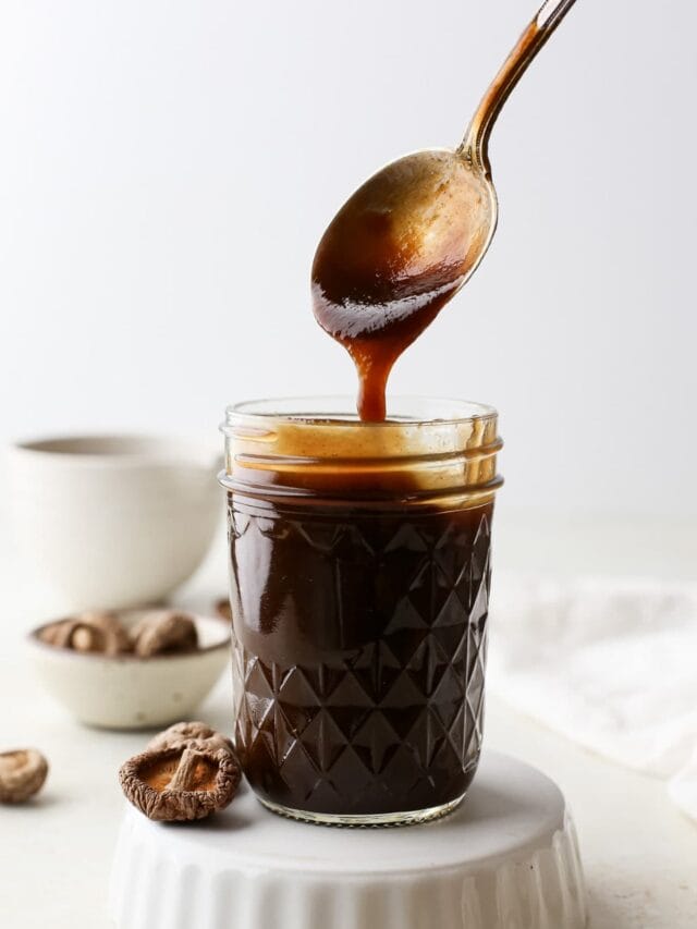 Vegan Oyster Sauce (Gluten Free) - A Nourishing Plate