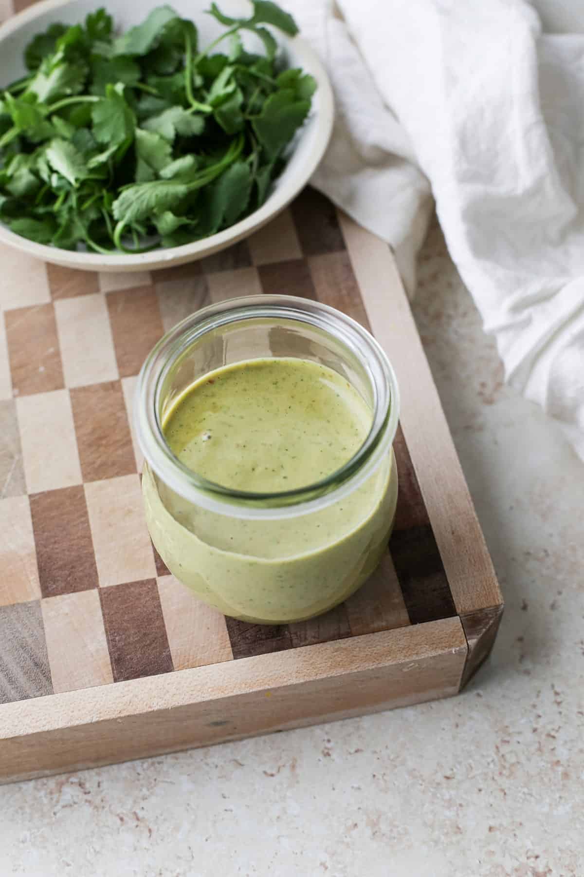 Spicy Cashew Dressing (Copycat Recipe) - A Nourishing Plate