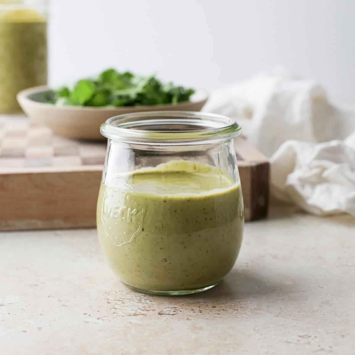 Spicy Cashew Dressing (Copycat Recipe) - A Nourishing Plate