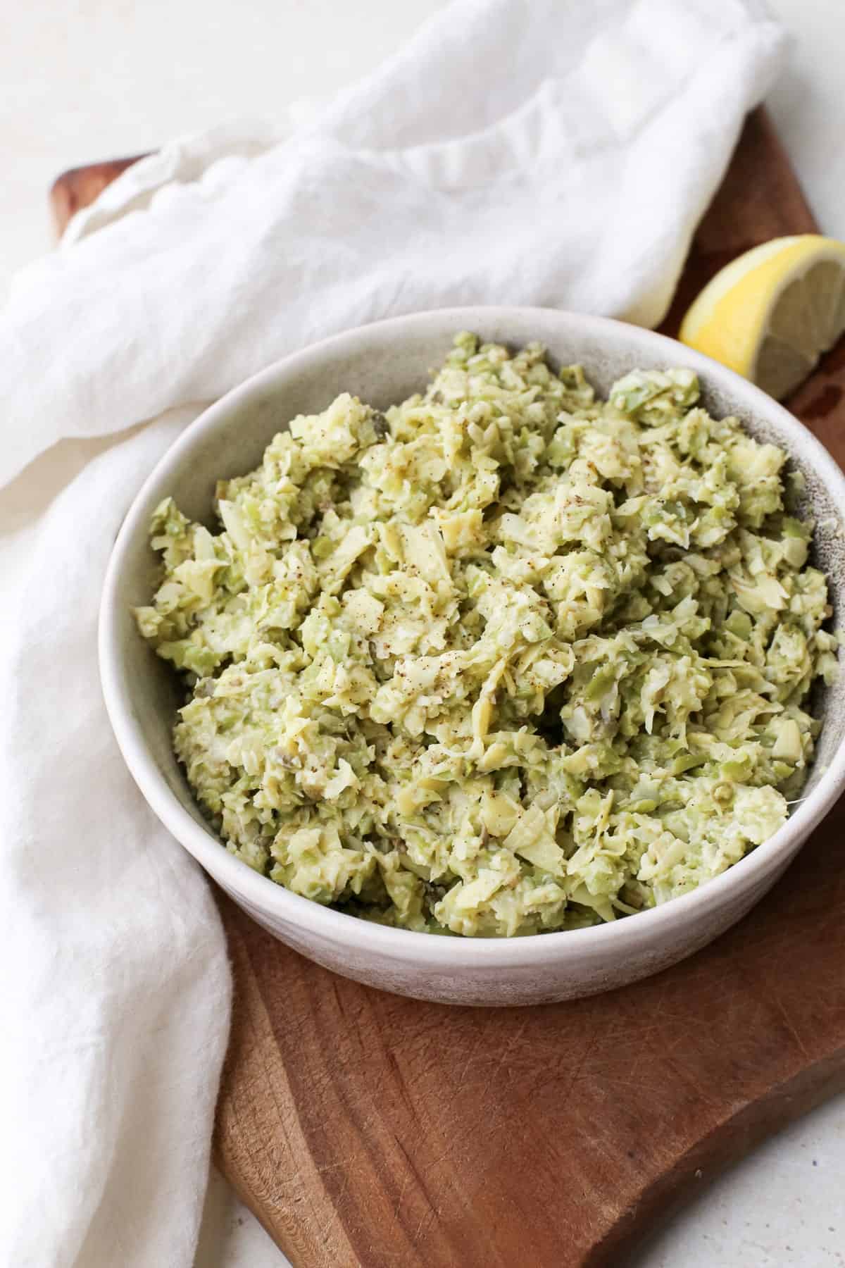 2 Minute Artichoke Tapenade A Nourishing Plate